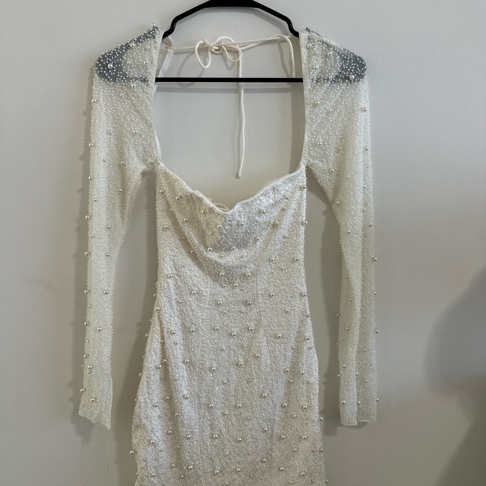 Beautiful OH POLLY Dress wore 1 time. In Like new condition. Size 2